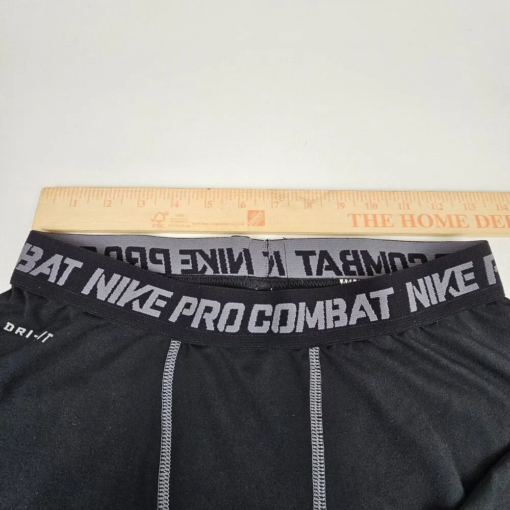 Nike Pro Combat Dri-FIT Mens Large Compression Tights Black Base Layer Pants